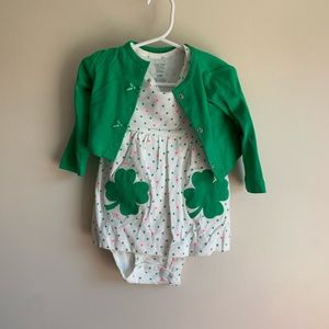 Carter’s Shamrock Irish St Patrick’s Day Dress Set